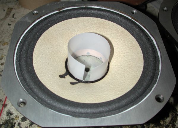 JBL Minuet repair - shimmed and new foam